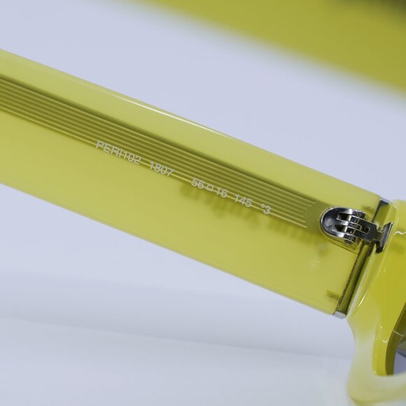 Palm Angels PERI102 WILLOW 1807 Sunglasses Yellow Rectangle Frame, Grey Lenses main image 7